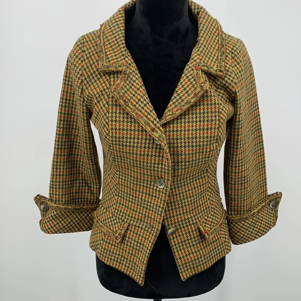 Rachel Riley Blazer Jacket size 6 Tweed - Picture 6 of 7